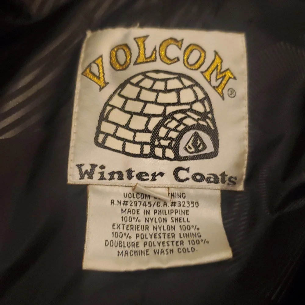 Volcom Olive And Cream Winter Coat